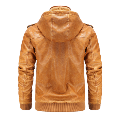 Blouson bomber à capuche pour homme