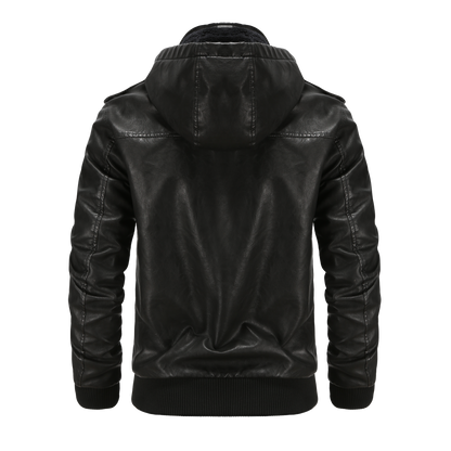 Blouson bomber à capuche pour homme