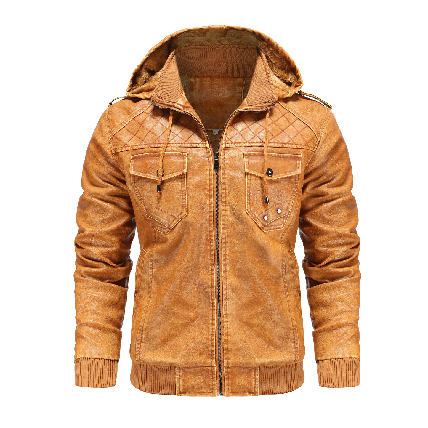 Blouson bomber à capuche pour homme