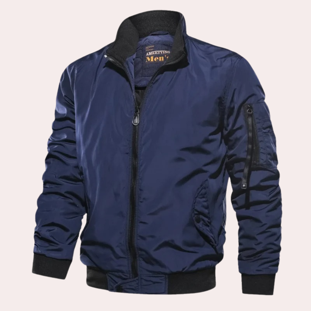 Blouson bomber coupe-vent pour homme