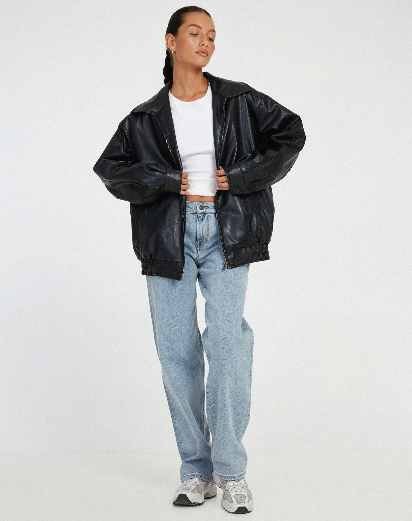 Blouson bomber oversize pour femme