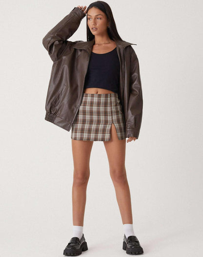 Blouson bomber oversize pour femme