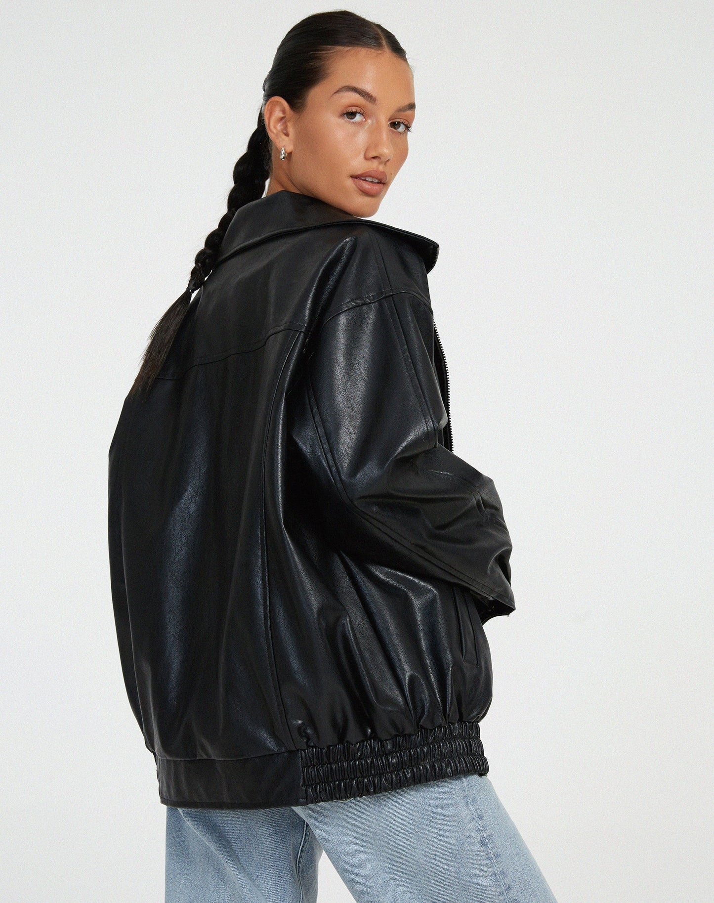 Blouson bomber oversize pour femme