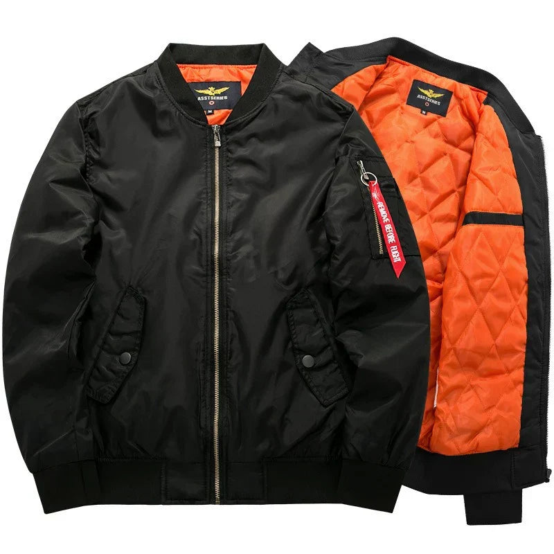 Blouson bomber pour homme à doublure matelassée