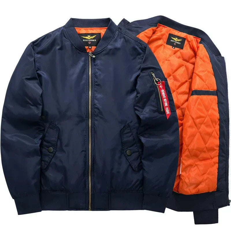 Blouson bomber pour homme à doublure matelassée