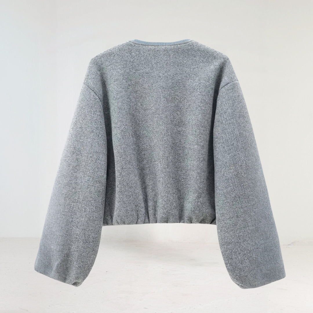 Blouson bomber zippé pour femme