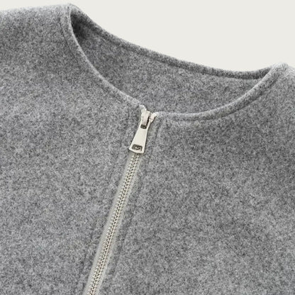 Blouson bomber zippé pour femme