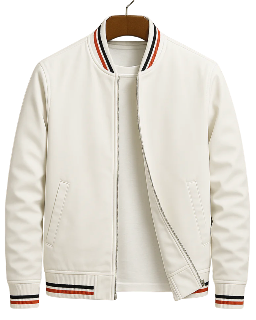 Blouson bomber zippé pour homme