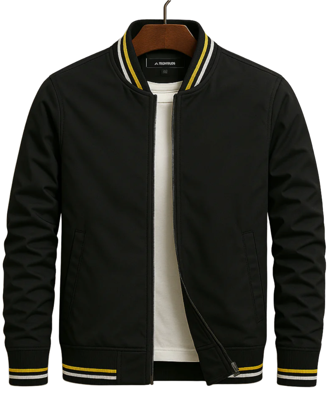 Blouson bomber zippé pour homme