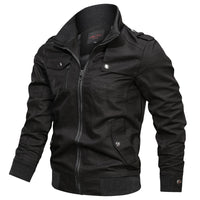 Blouson d’hiver coupe-vent pour homme style militaire