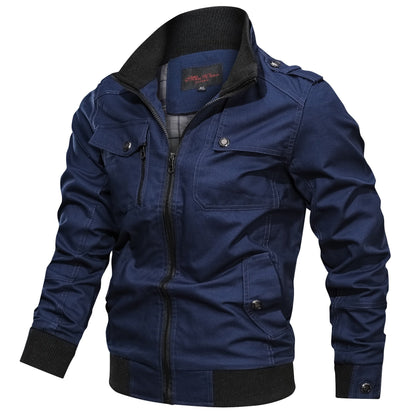 Blouson d’hiver coupe-vent pour homme style militaire
