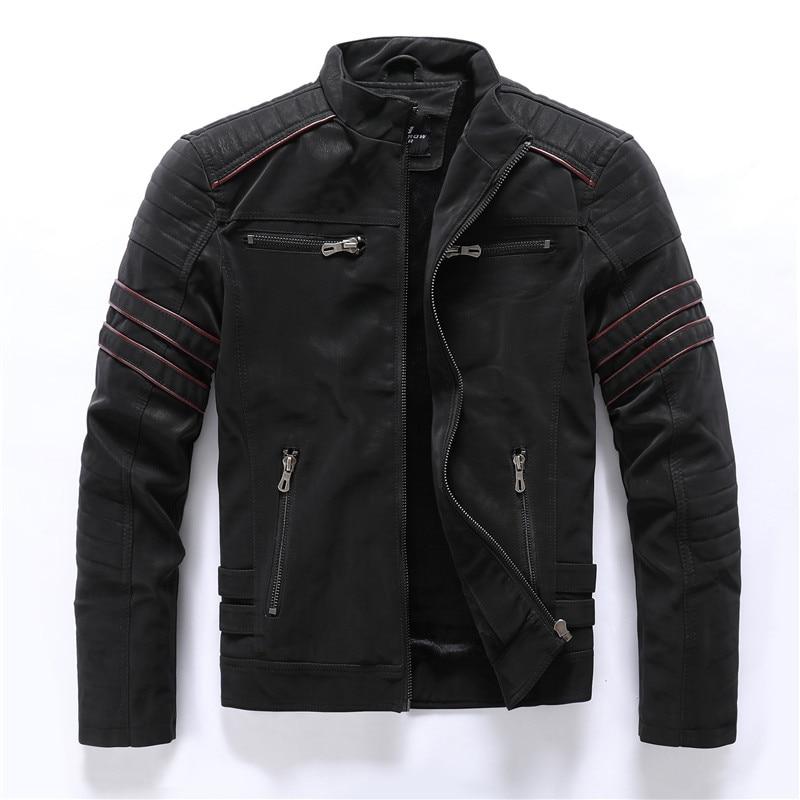 Blouson de moto à col montant de haute qualité