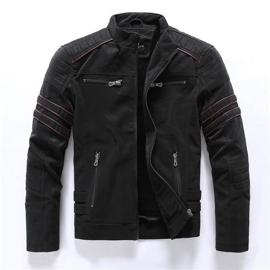 Blouson de moto à col montant de haute qualité