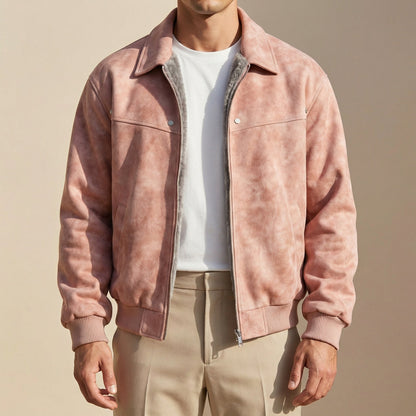 Blouson en cuir d’agneau