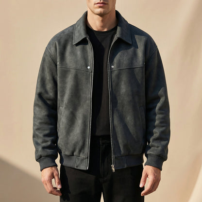 Blouson en cuir d’agneau