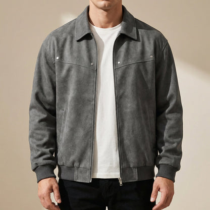 Blouson en cuir d’agneau