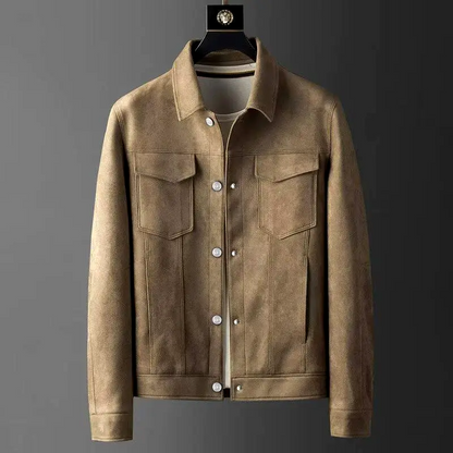 Blouson en daim élégant pour homme