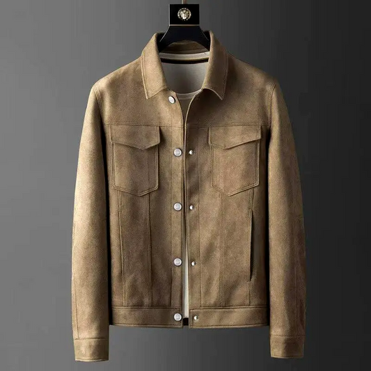 Blouson en daim élégant pour homme
