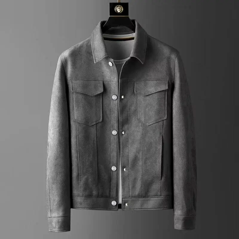 Blouson en daim élégant pour homme