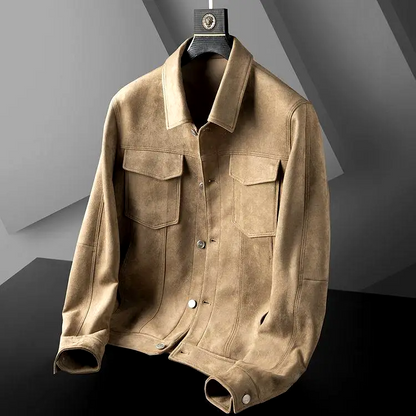 Blouson en daim élégant pour homme