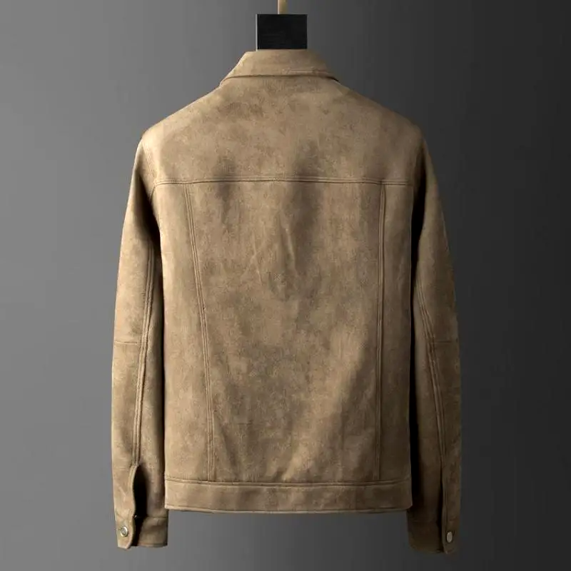 Blouson en daim élégant pour homme