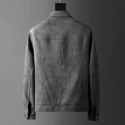 Blouson en daim élégant pour homme