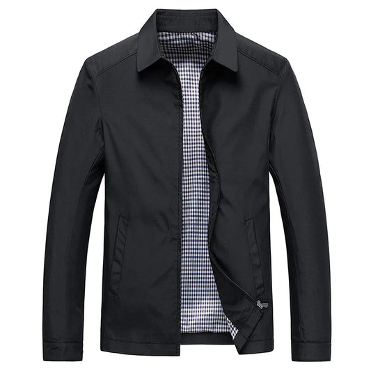Blouson zippé décontracté homme
