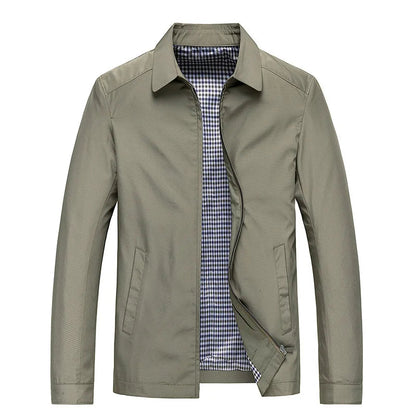 Blouson zippé décontracté homme