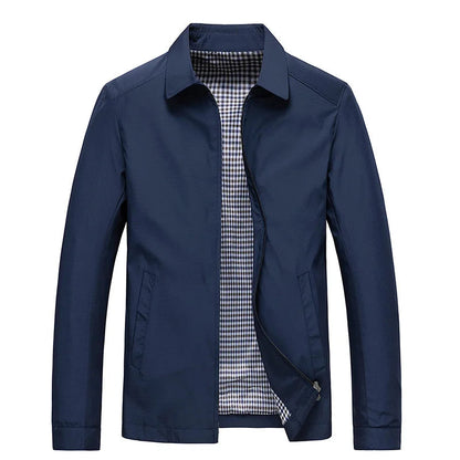Blouson zippé décontracté homme