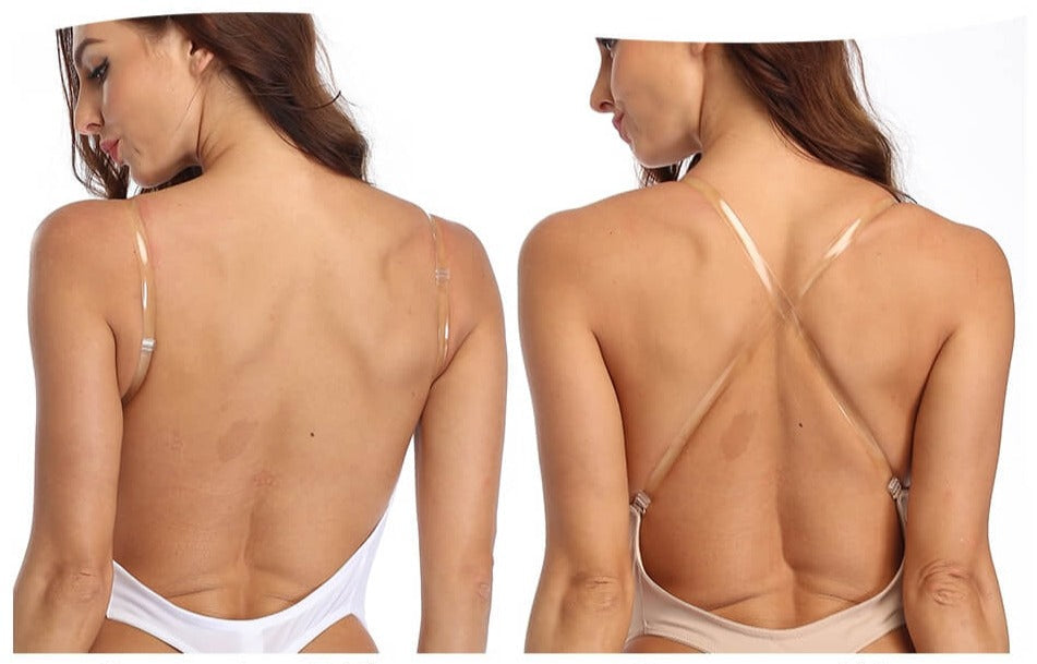 Body dos nu à décolleté plongeant pour femme