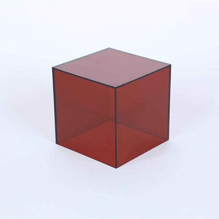 Boîte de présentation et de rangement en acrylique colorée