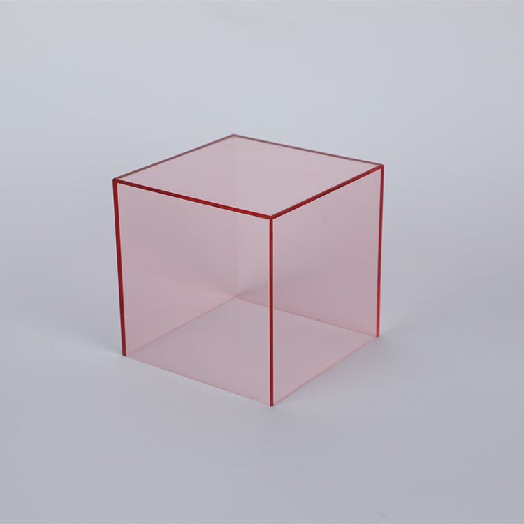 Boîte de présentation et de rangement en acrylique colorée