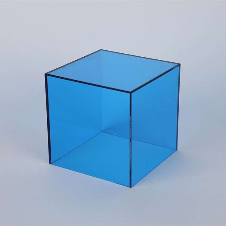 Boîte de présentation et de rangement en acrylique colorée