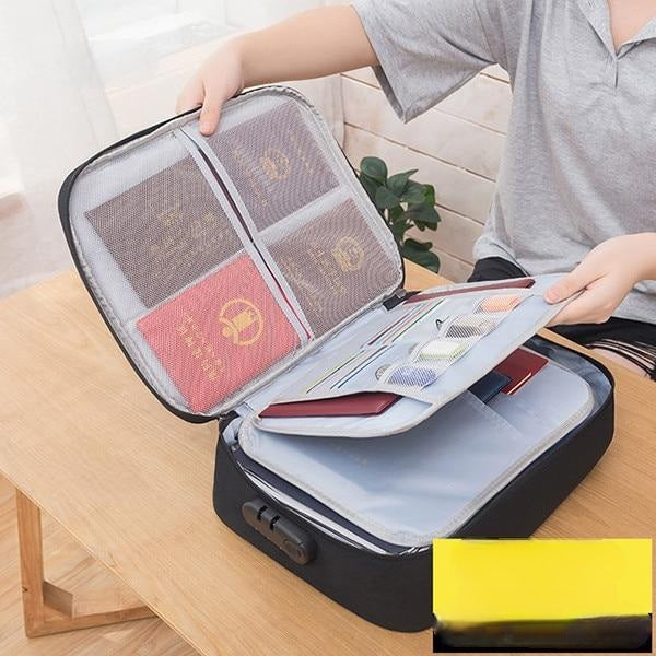 Boîte de rangement pour documents étanche et verrouillable