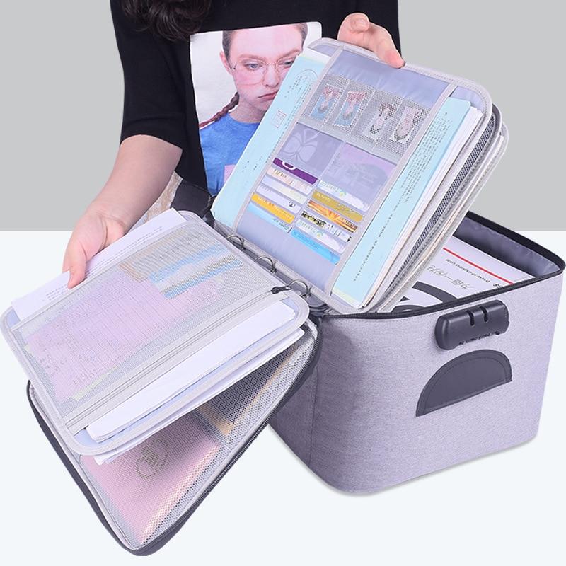 Boîte de rangement pour documents étanche et verrouillable