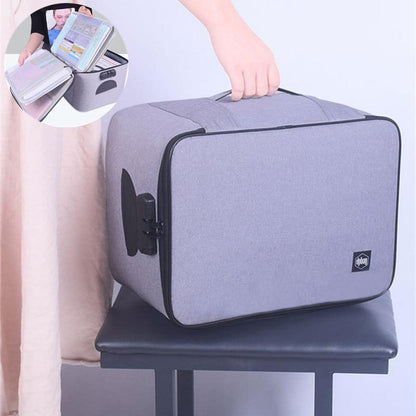 Boîte de rangement pour documents étanche et verrouillable