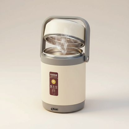 Boîte-repas chauffante USB | acier inoxydable 304, chauffe-repas portable