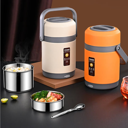 Boîte-repas chauffante USB | acier inoxydable 304, chauffe-repas portable