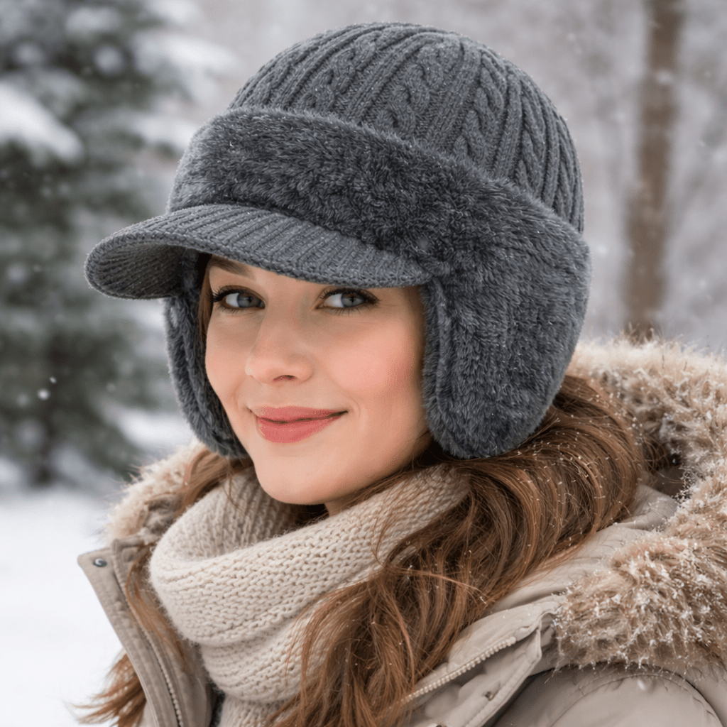 Bonnet d’hiver extrêmement chaud avec protection intégrée pour les oreilles
