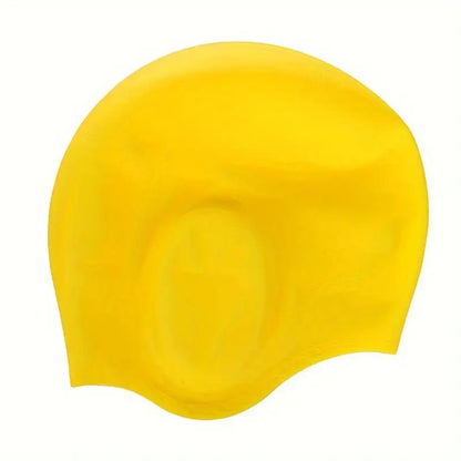 Bonnet de bain en silicone - protection des oreilles