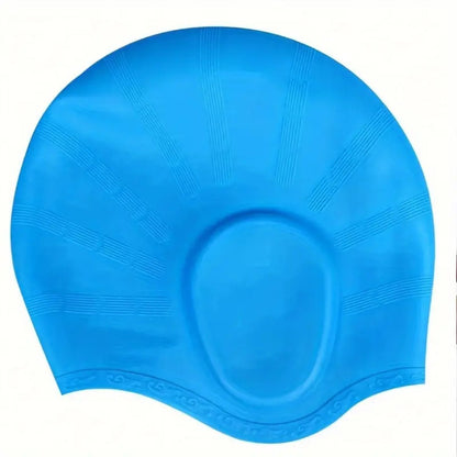 Bonnet de bain en silicone - protection des oreilles