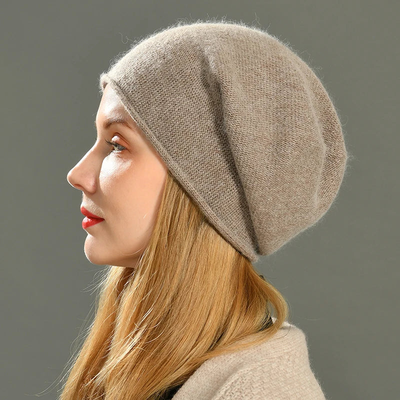 Bonnet en cachemire et laine