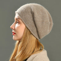 Bonnet en cachemire et laine