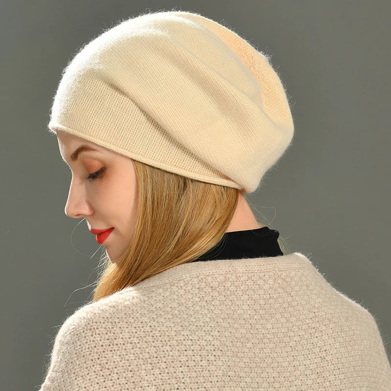 Bonnet en cachemire et laine