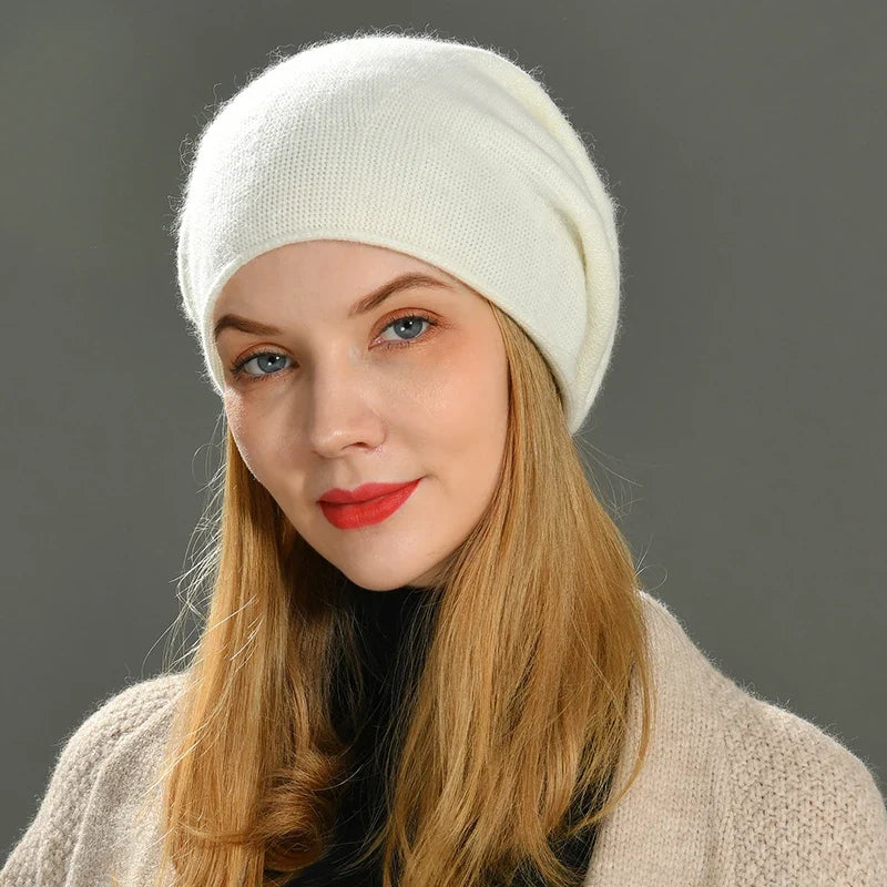 Bonnet en cachemire et laine