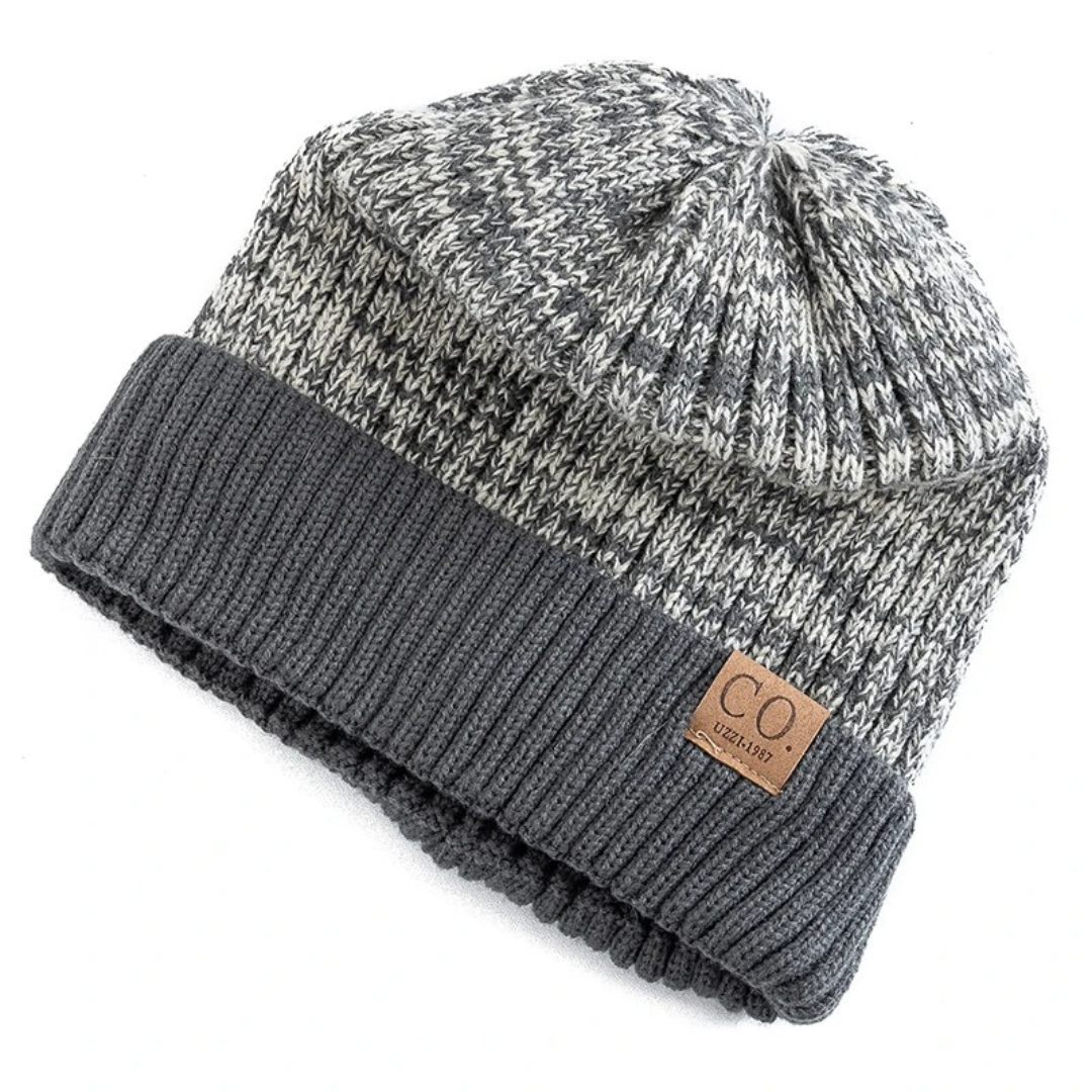 Bonnet en maille avec doublure en polaire