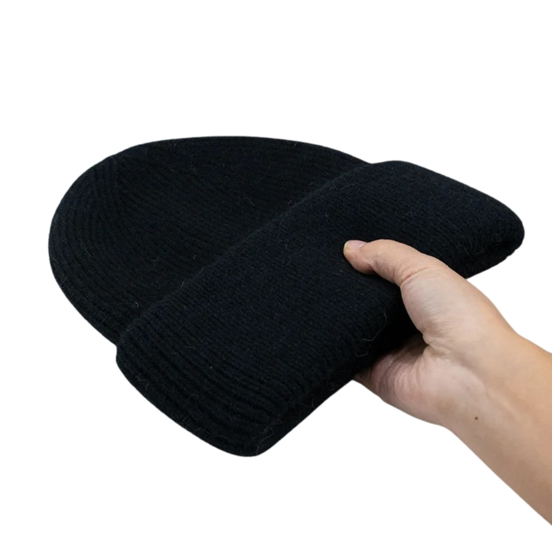 Bonnet en maille mélangée