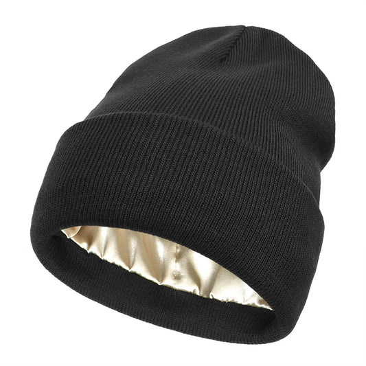 Bonnet en satin anti-frisottis