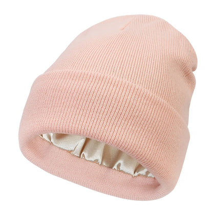 Bonnet en satin anti-frisottis