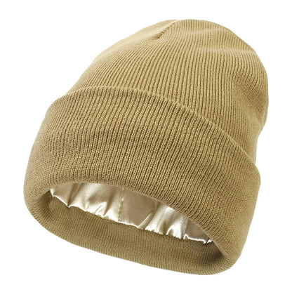 Bonnet en satin anti-frisottis